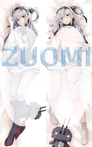 Amazon Zuomi 抱き枕 艦隊これくしょん 艦これ 涼月 すずつき Suzutsuki 両面プリント 等身大 ピロー 抱き枕カバー 可愛い アニメ Acg 全裸 2wayトリコット 枕 枕カバー 50cm X 160cm アニメ 萌えグッズ 通販