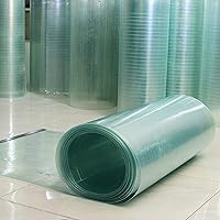 Vista 1 de IMPREC Hoja de techo transparente, ignífuga de policarbonato de 0.039 pulgadas, rollo de plástico, protección contra la lluvia y la nieve para techo