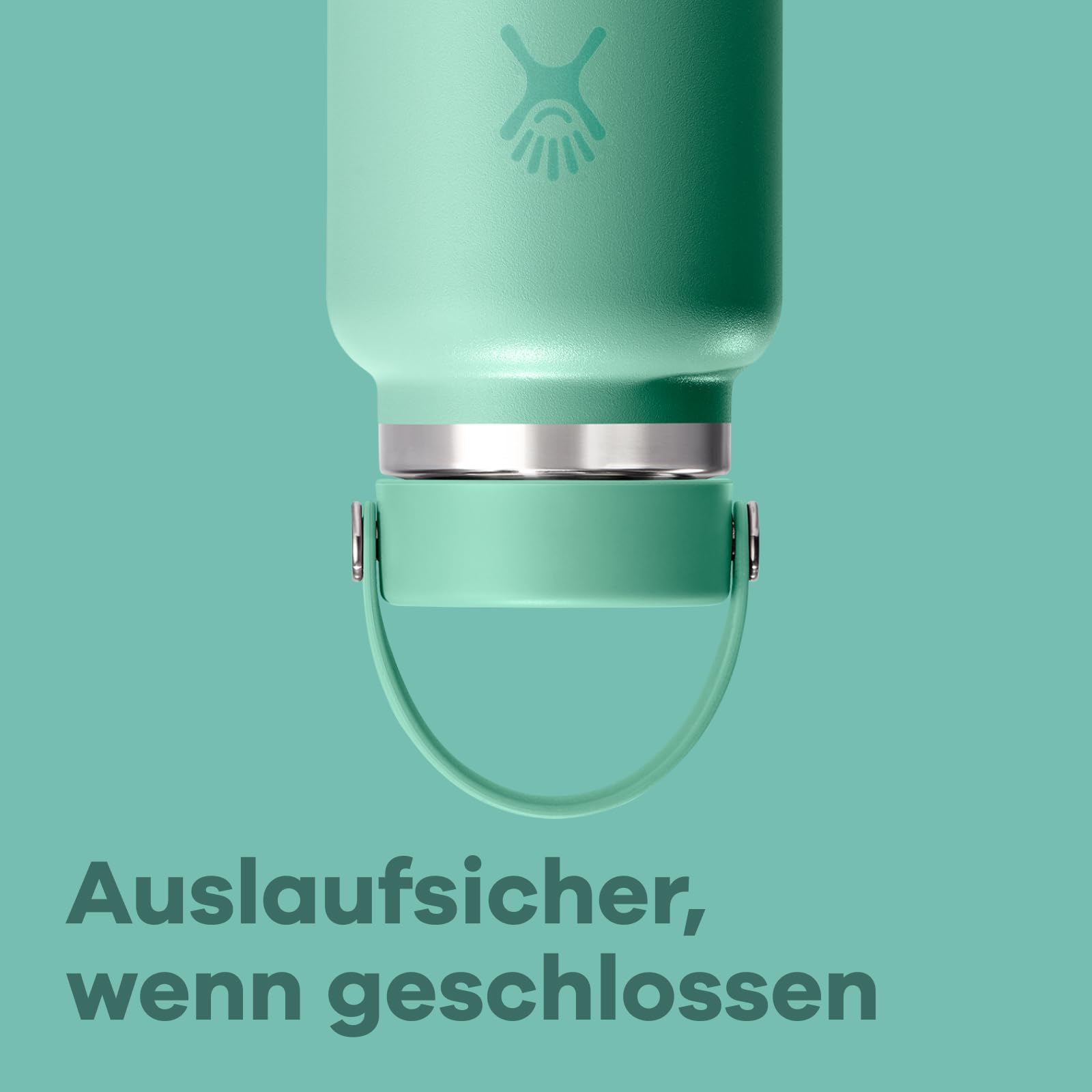 Hydro Flask – Wide Flex Cap 1,182 ml (40 oz) Bottle | Edelstahl, auslaufsicher – Kalt 24 Std., heiß 12 Std. isoliert – Harbor Blue
