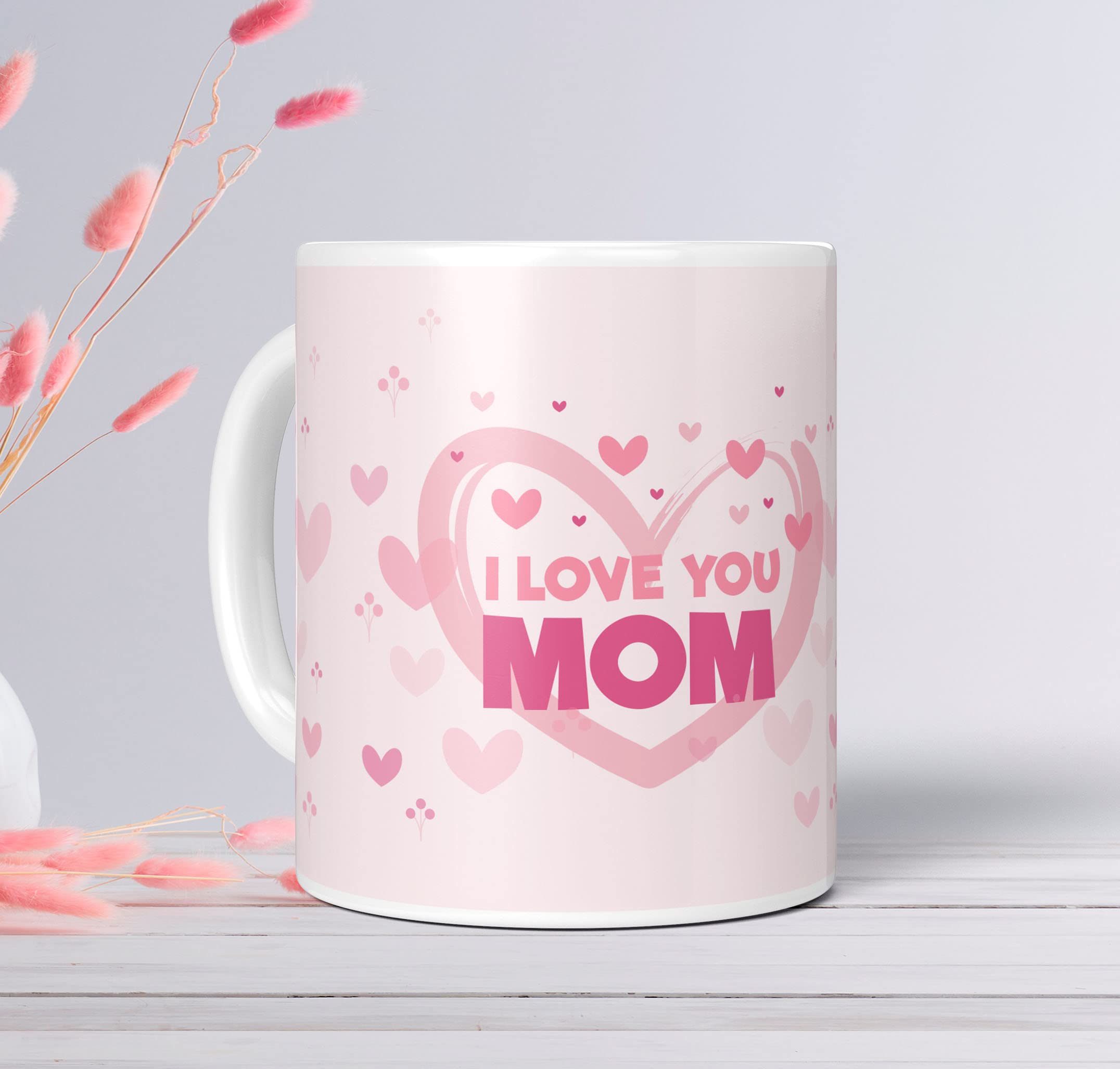 Buy NH10 DESIGNS I Love You Mom Printed Coffee Mug for