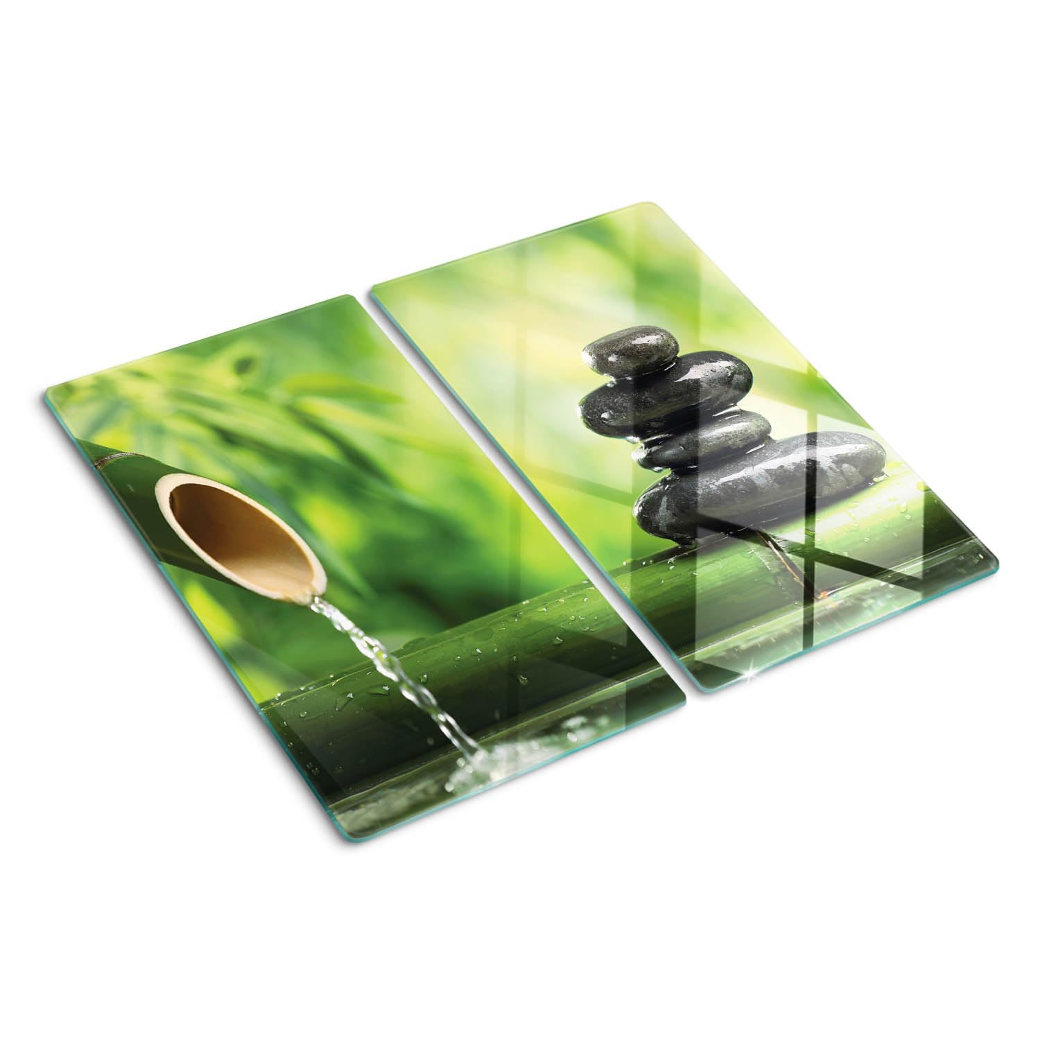 Planche de cuisine en verre moderne à offrir comme cadeau de pendaison de crémaillère