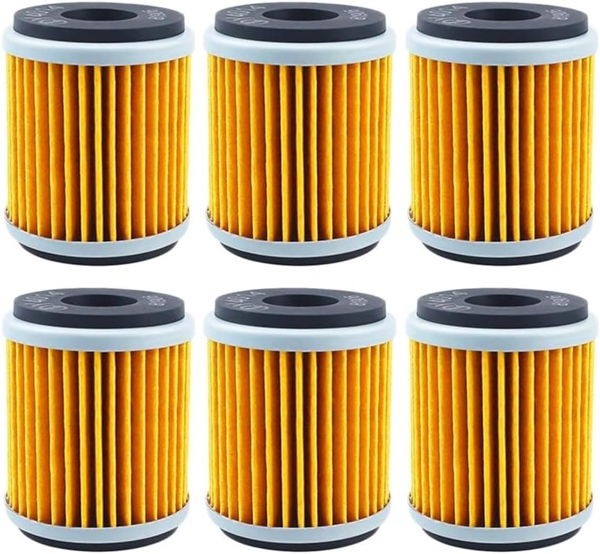 Motorcycle Parts Oil Filter Compatible with 292 T110 CZD300 YBR250 XT250M XG250 YP125 VP125 T125 YZF R125 R15 part(2pcs-yellow)