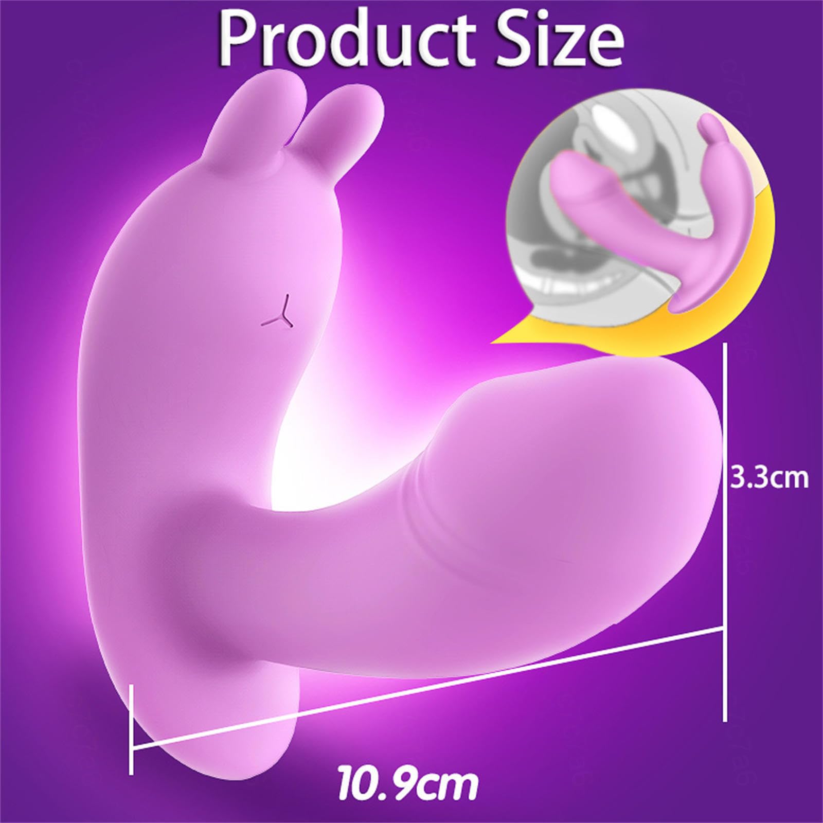Vibratore con Telecomando Sex Toys, Ovetto Vibrante Professionale Clidoride Wireless Sex Toys Vibratore Ovetto Vibrante G-Spot Stimolatore
