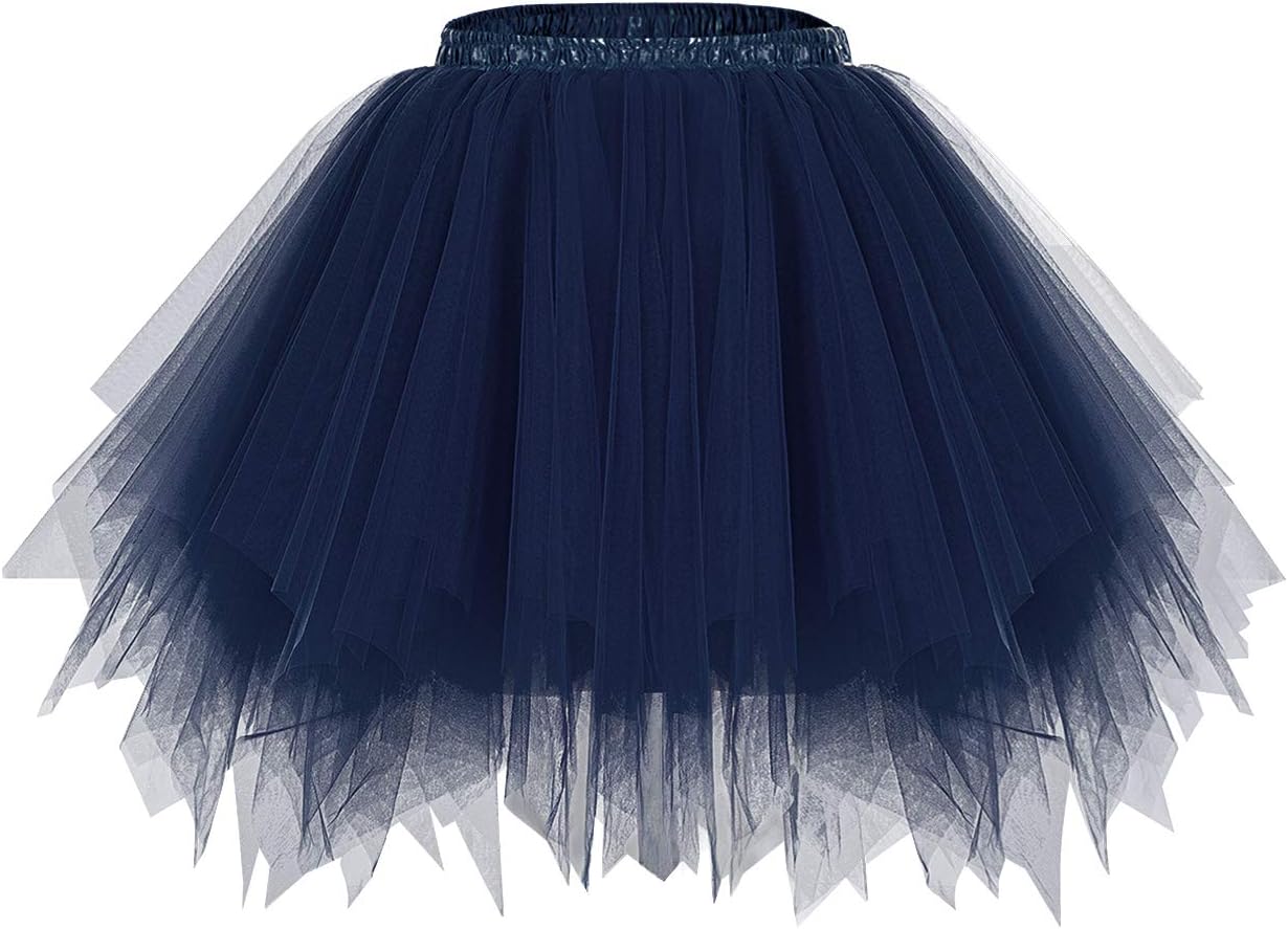 Women's Tutu Skirt 2026 50s Vintage Ballet Bubble Dance Skirts for Cosplay Party