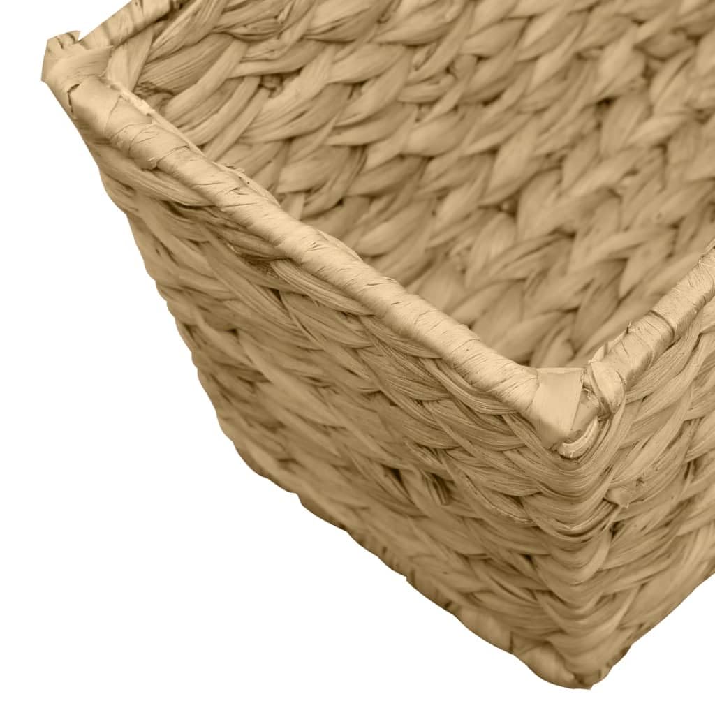 Jacinto de agua, caja de flores, 2 piezas, 80 x 20 x 18 cm, con 4 macetas extraíbles, para plantas de interior, juego de macetas sostenibles