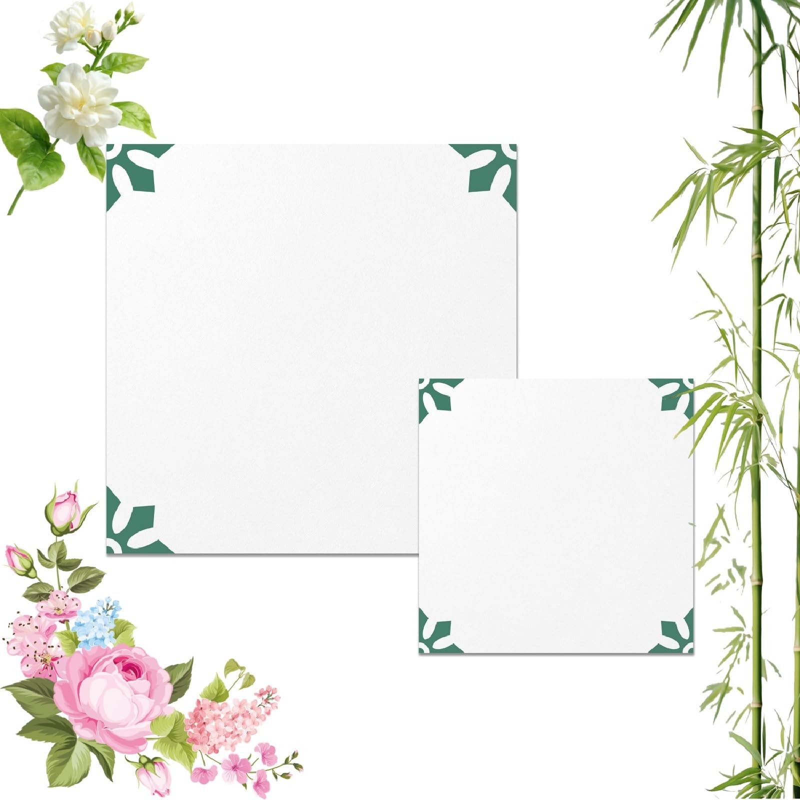 Self-Adhesive Wood Pattern Floor Tiles, 20pcs-30x30cm Vintage Floral Self Adhesive Vinyl Tile, Waterproof Removable Wall Floor Decal for Bathroom Kitchen Bedroom (10pcs-20x20cm,PTS60)