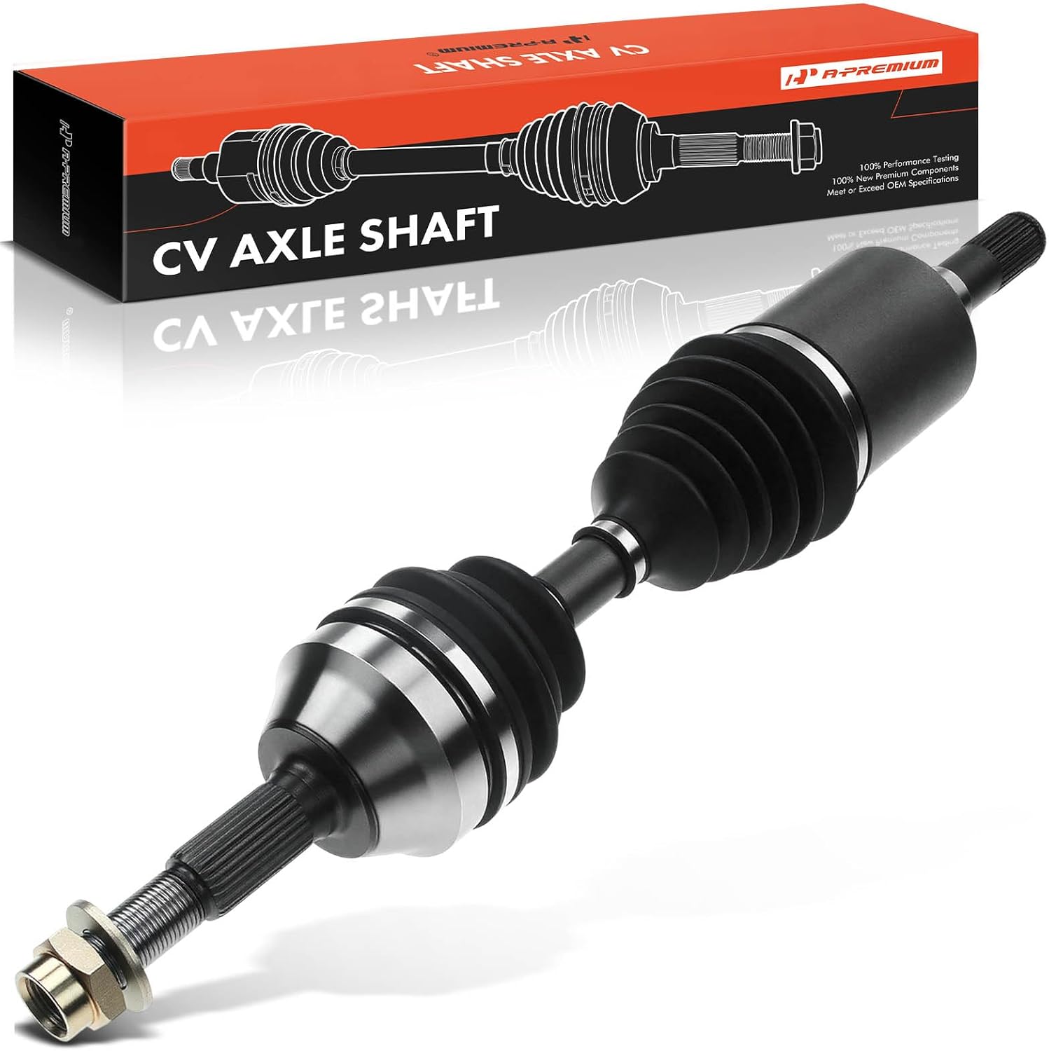 A-Premium CV Axle Shaft Assembly - Compatible with Jeep Liberty 2002-2006 2.4L 2.8L - Front Left Driver Side, Replace# 5066023AA