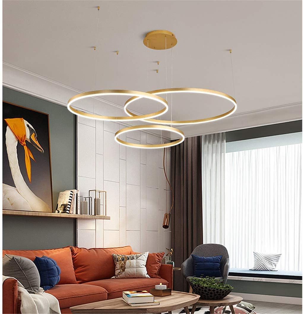 Lampada a sospensione Lampada a sospensione a LED Lampada da tavolo da pranzo Lampada a sospensione Lampada da soggiorno Dimmerabile con telecomando Lampada a sospensione Lampadario moderno Luci ad