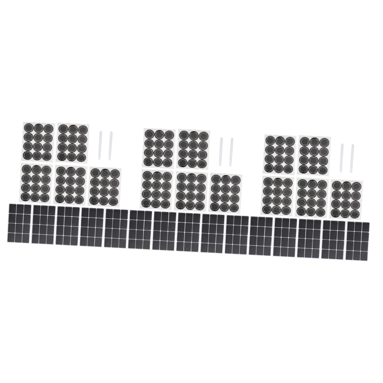 SHINEOFI 3juegos Etiquetas De Pizarra Borrables Impermeables Para Frascos y Envases Negro Para Almacenamiento y Organización Cocinas y Manualidades