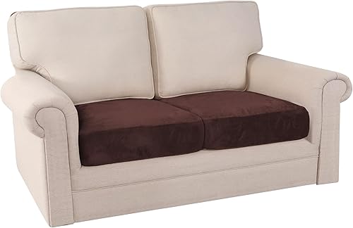 Vista 265 de PrinceDeco Fundas para sofá modular, 4 piezas, fundas de sofá para sofá seccional, fundas de terciopelo separadas para sofá seccional, en forma de L