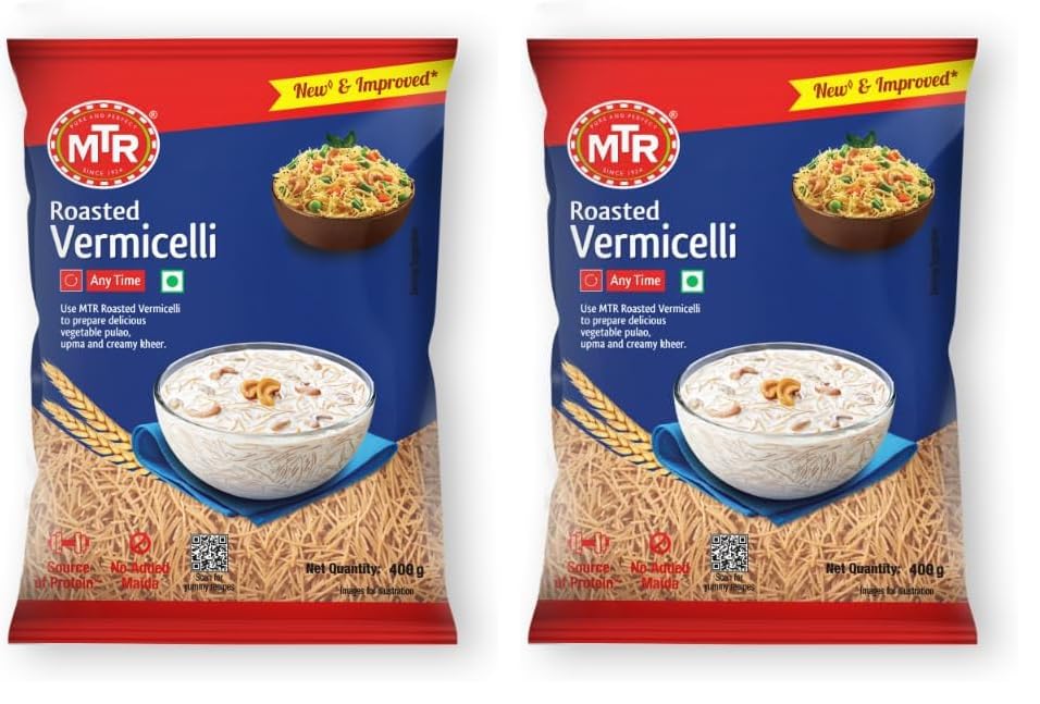 Image of MTR Vegetarian Roasted Vermicelli 400 grams (Pack of 2)
