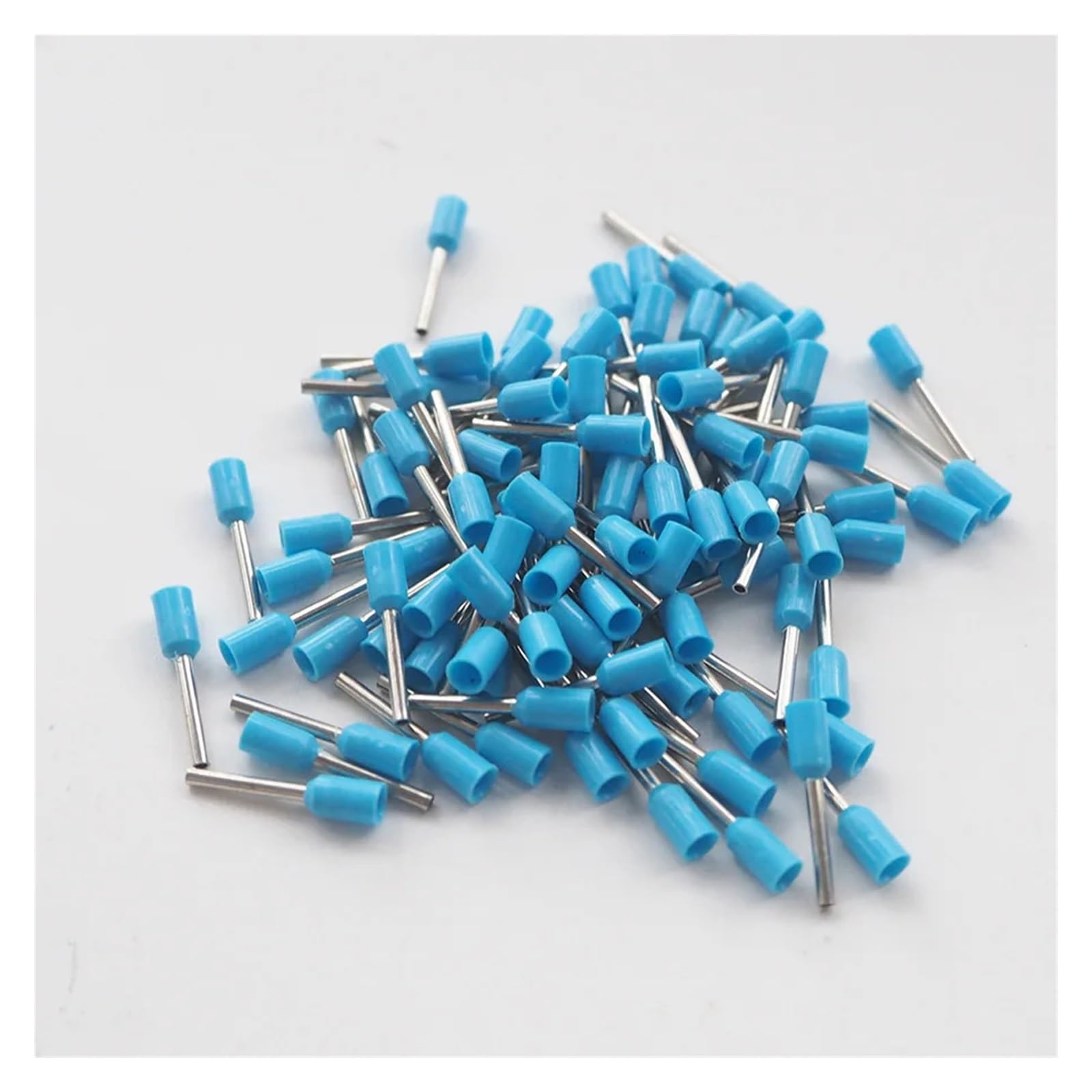 DSZUJTYROP 1000pcs/Pack E0308 Insulated Ferrules Terminal Block Cord End Wire Connector Electrical Crimp Terminator