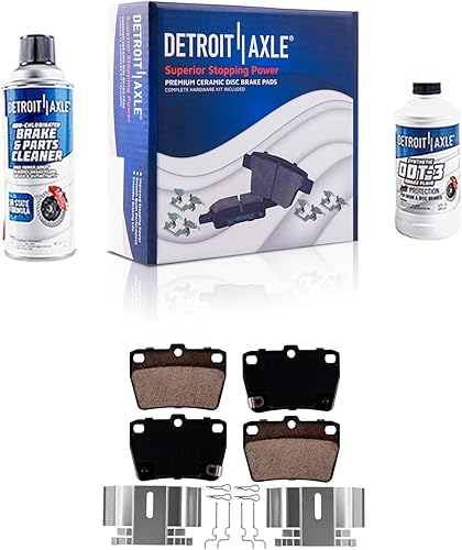 Miniatura 28 de Detroit Axle - Kit de freno delantero para Nissan Altima Sentra 07-10, repuesto de pastillas de freno de cerámica de freno de disco 2007 2008 2009