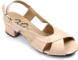 اكس او ستايل صندل بكعب للنساء - 3 سم