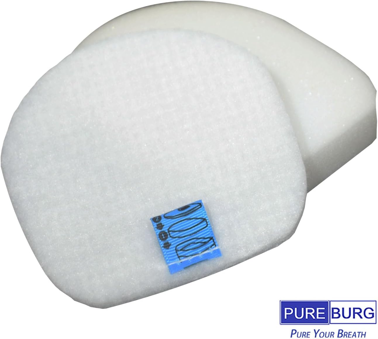 PUREBURG Replacement Filter Compatible with Shark WZ250 WZ240 WZ240 26 WZ140 Pet Pro Cordless Stick Vacuum,2 HEPA Filter & 10 Foam Filters Air Clean Dust