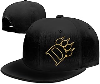 Ohio Dominican University Logo Baseball Caps Unisex Flat Brim Baseball Cap Hat Black
