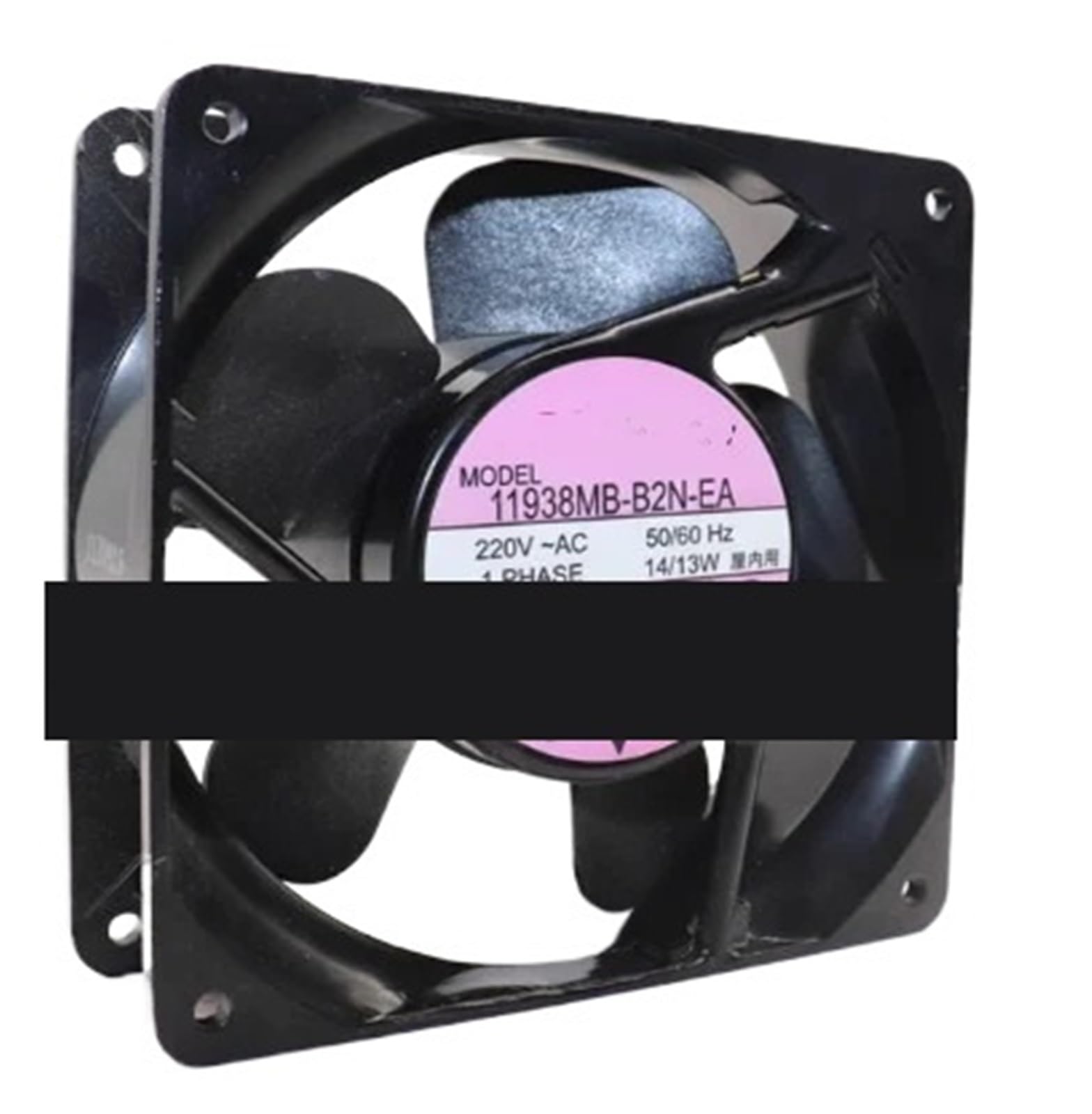 Ventilateur 11938MB-B2N-EA 220V à double roulement pour un flux d'air continu