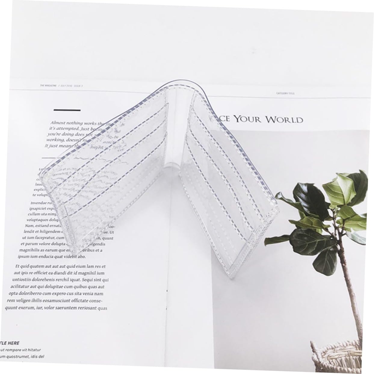 BESPORTBLE Change Purse Pvc Card Bag Cards Bag Small Wallet Mini Coin Purse Coin Pouch Contents Lightweight Design