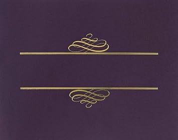 Great Papers! Plum Certificate Cover for Awards and Recognition, 12 x 9.375, 250 GSM, Pack of 5 903106