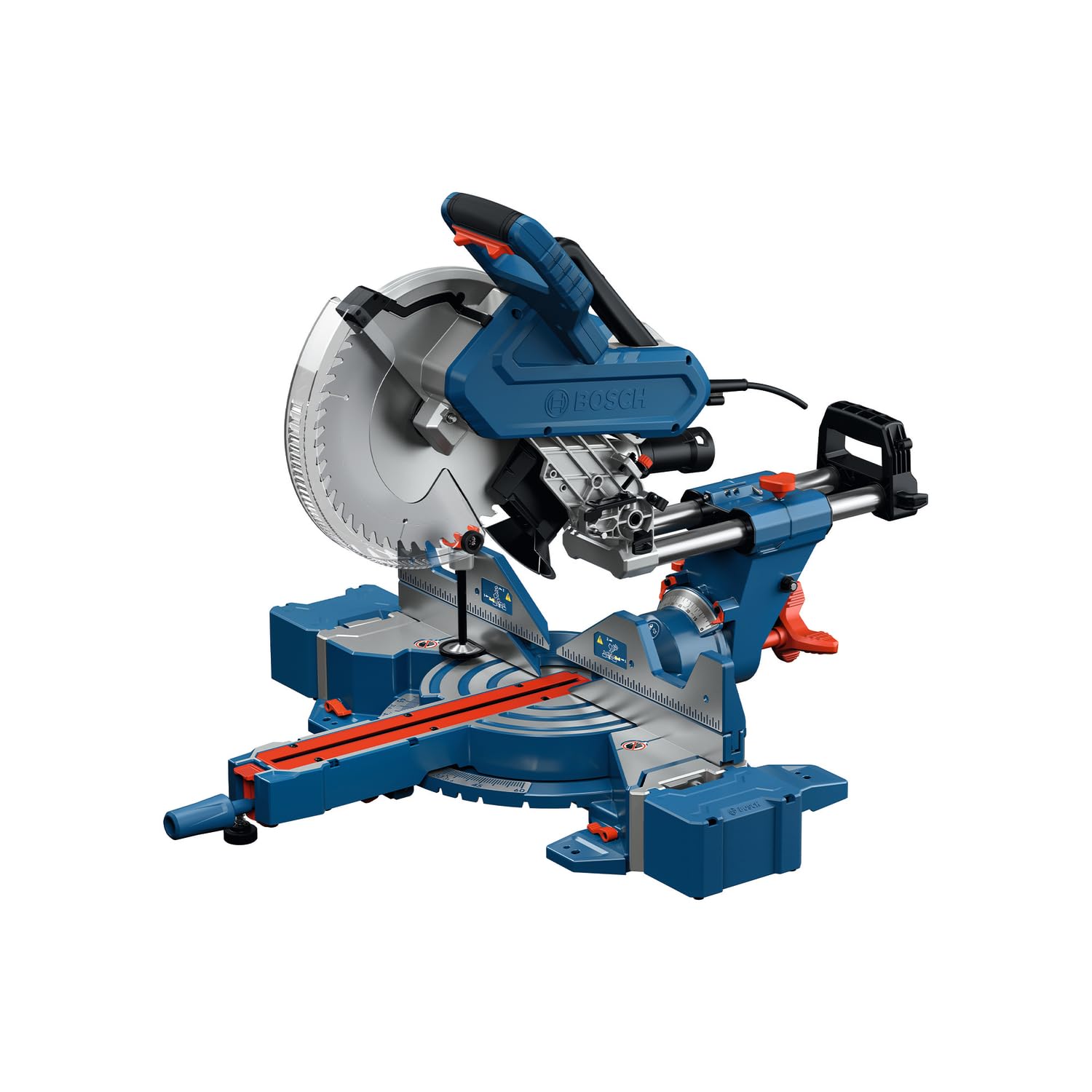 Bosch Professional Troncatrice radiale a filo GCM 340-​305 D (incl. righello, morsetto, sacchetto raccoglipolvere, blocco di supporto, lama, chiave)