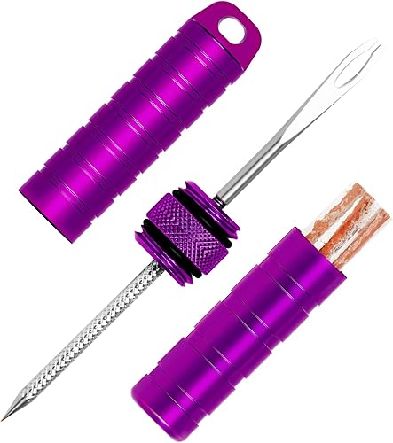 BWSHLF Kit de reparación de neumáticos de bicicleta sin cámara para bicicletas de montaña y bicicletas de carretera, kit de tapones de neumáticos