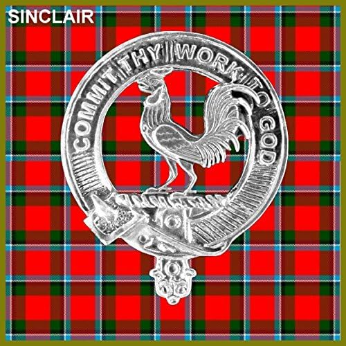 Vista 3 de Sinclair Scottish Clan Crest Badge Sporran