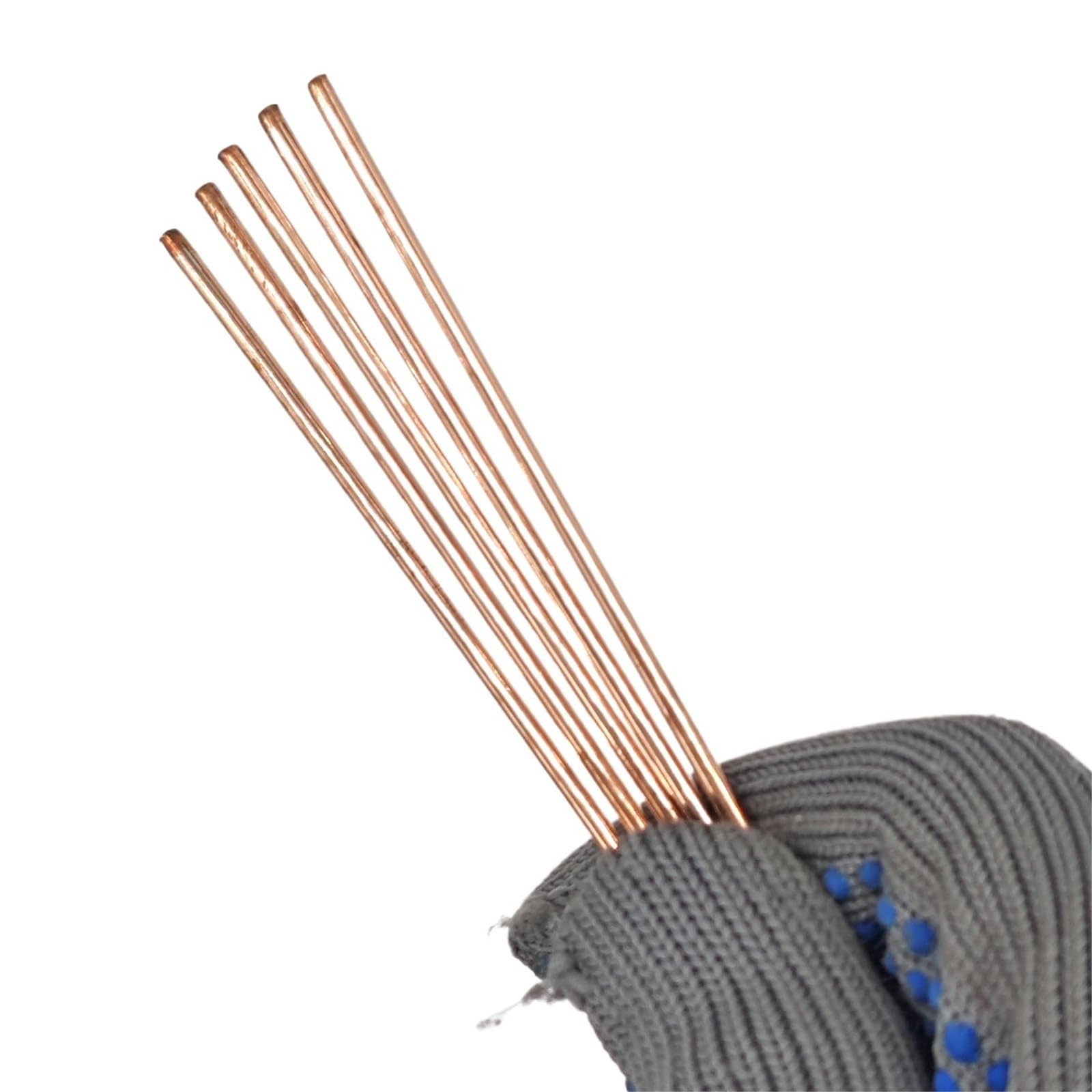 Bacchette for saldatura in ottone da 1 kg e 50 cm, con elettrodo in rame fosforoso, for saldatura in bronzo, senza polvere di saldatura richiesta Utensili(1.5mm)