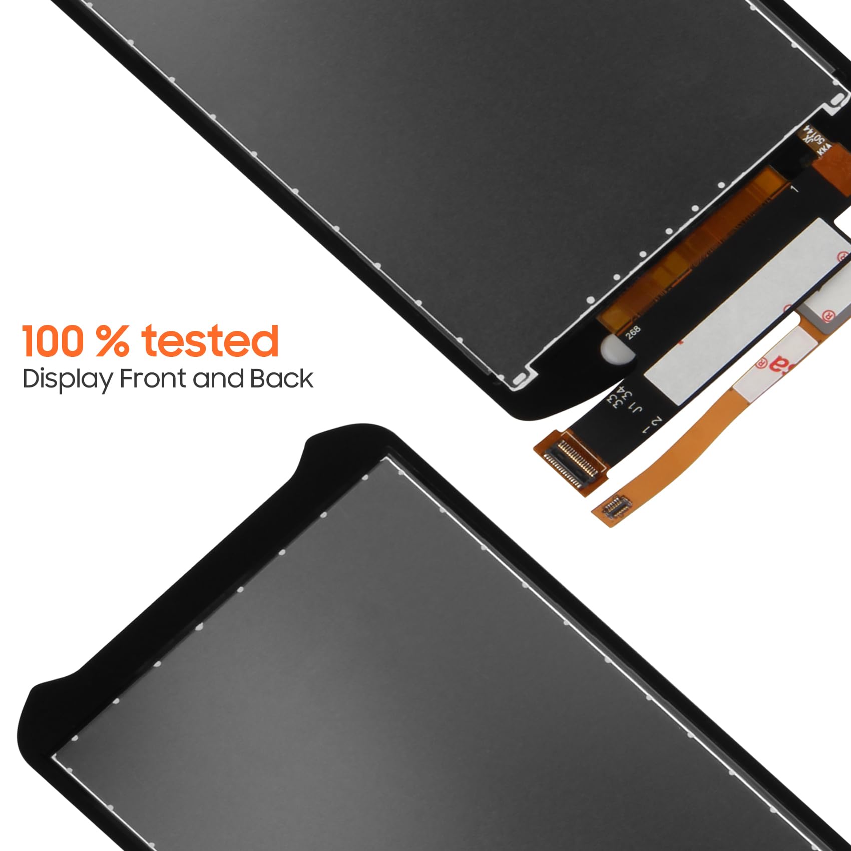 AGCUT Écran LCD pour Zebra TC52 / TC57 LCD Display pour Zebra TC52 TC520K / TC57 TC57HO Ecran Replacement Digitalizer Touch Screen Panneau de Verre Assemblée avec Réparation, Noir