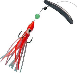 Montaje Plomb Twist Octopus Señuelo de pesca para carnívoros: Perca, Lucioperca, lucioperca, lucioperca, negro y bajo … Montura lista para usar en una bobina de espuma