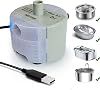 Cat Water Fountain Pump, Pet Water Fountain Replacement Pump SMA-800 Submersible Motor for Stainless Steel Indoor Cat Fountain Pump Replacement(Bottom Pumping)
