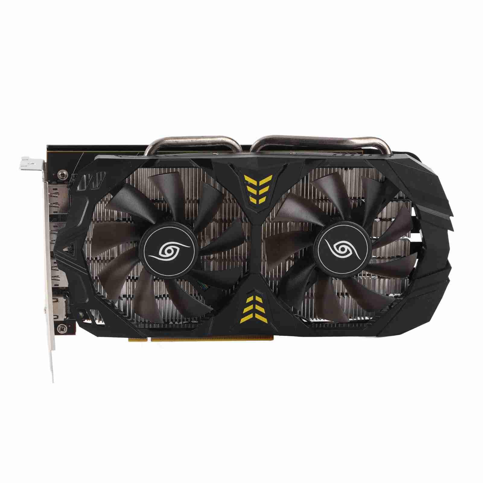 Scheda Grafica 8G GDDR5 1244 MHz - Doppia Ventola, 256 Bit, 3 Uscite, PCIe 2.0 per PC da Gioco