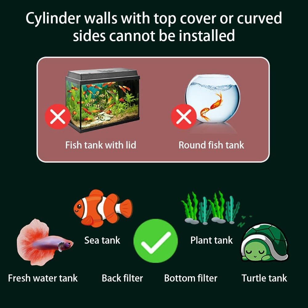 DONGKER Riempitore Acqua Automatico,Regolatore Livello Acqua Senza Alimentazione con Riduzione Rumore e Testine Adattatrici per Acquario e Tartarughe da Spessore Parete di 1,5 cm/0,6" o Inferiore