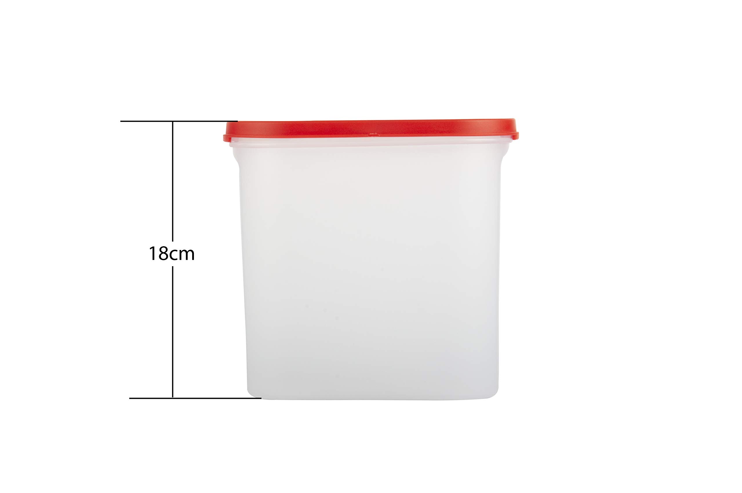 Cutting EDGE Clear Top Modular Storage Container Red (Set of 12) 2
