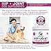 Genuine Naturals Hip and Joint Supplement for Dogs - Glucosamine Chondroitin, MSM, Organic Turmeric Soft Chews, Dog Vitamins, Supports Healthy Joint Function and Helps with Pain Relief,120 Count