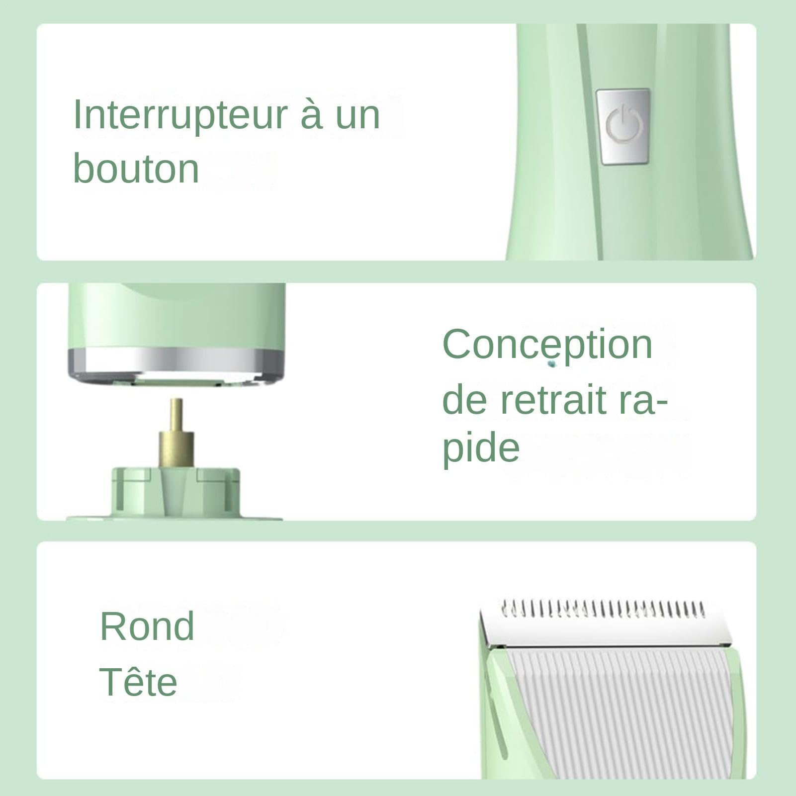 Kit de aseo eléctrico para perros, kit de aseo eléctrico para perros, kit de aseo eléctrico impermeable para perros, juego de aseo multiusos para gatos, cortadora de pelo