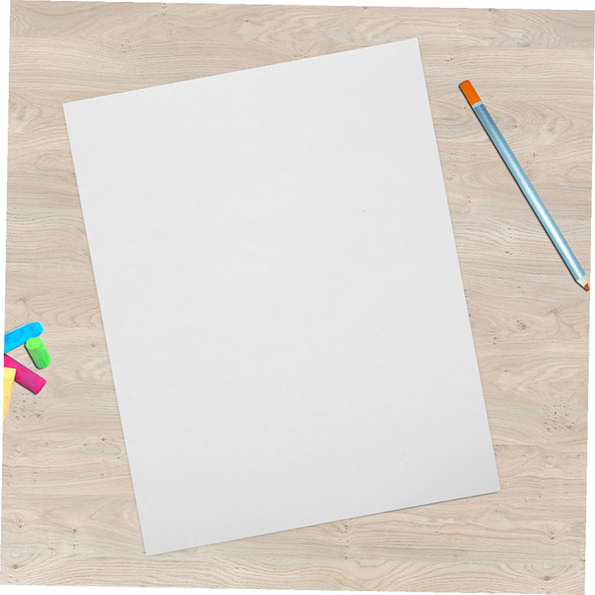 HEALSOPTHY Weißes Aquarellpapier Geeignet für Graffiti und Malen mit Wasserfarben Papierqualität 100 Blatt 160g/m² für Kinder und Künstler zu Hause