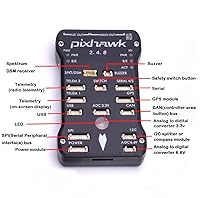 Vista 2 de Readytosky Pixhawk PX4 Controlador de vuelo Pixhawk 2.4.8 32 Bit tablero de control de vuelo+interruptor de seguridad+zumbador+divisor I2C módulo