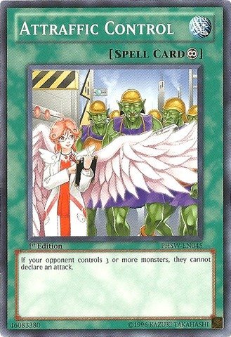 Yu-Gi-Oh! Attraffic Control Card – PHSW-EN045 Common, Continuous Spell From Photon Shockwave Unlimited Edition