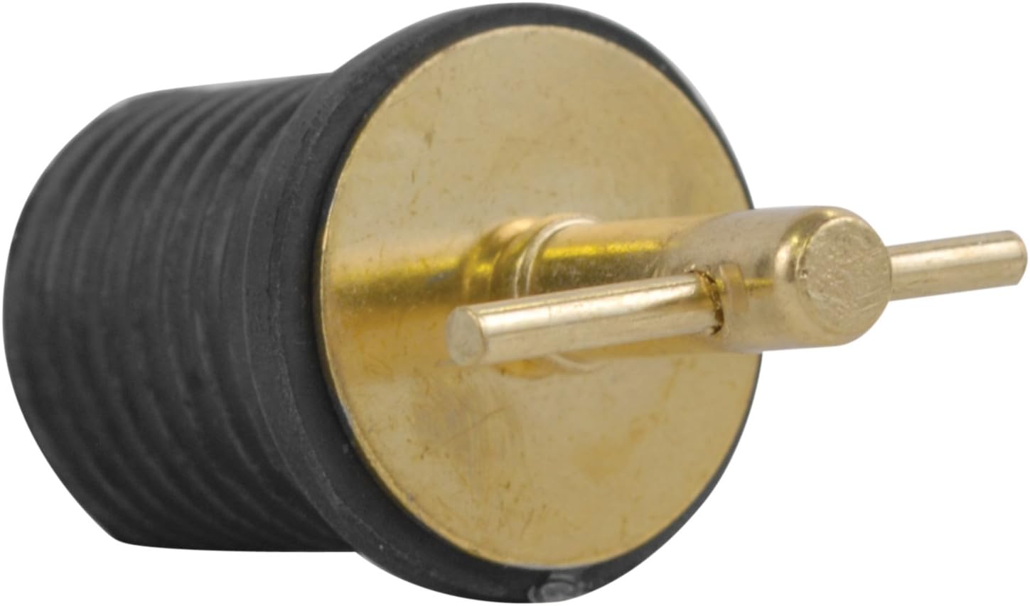 Attwood 11592-3 Brass Plated T-Handle 1-inch Drain Plug