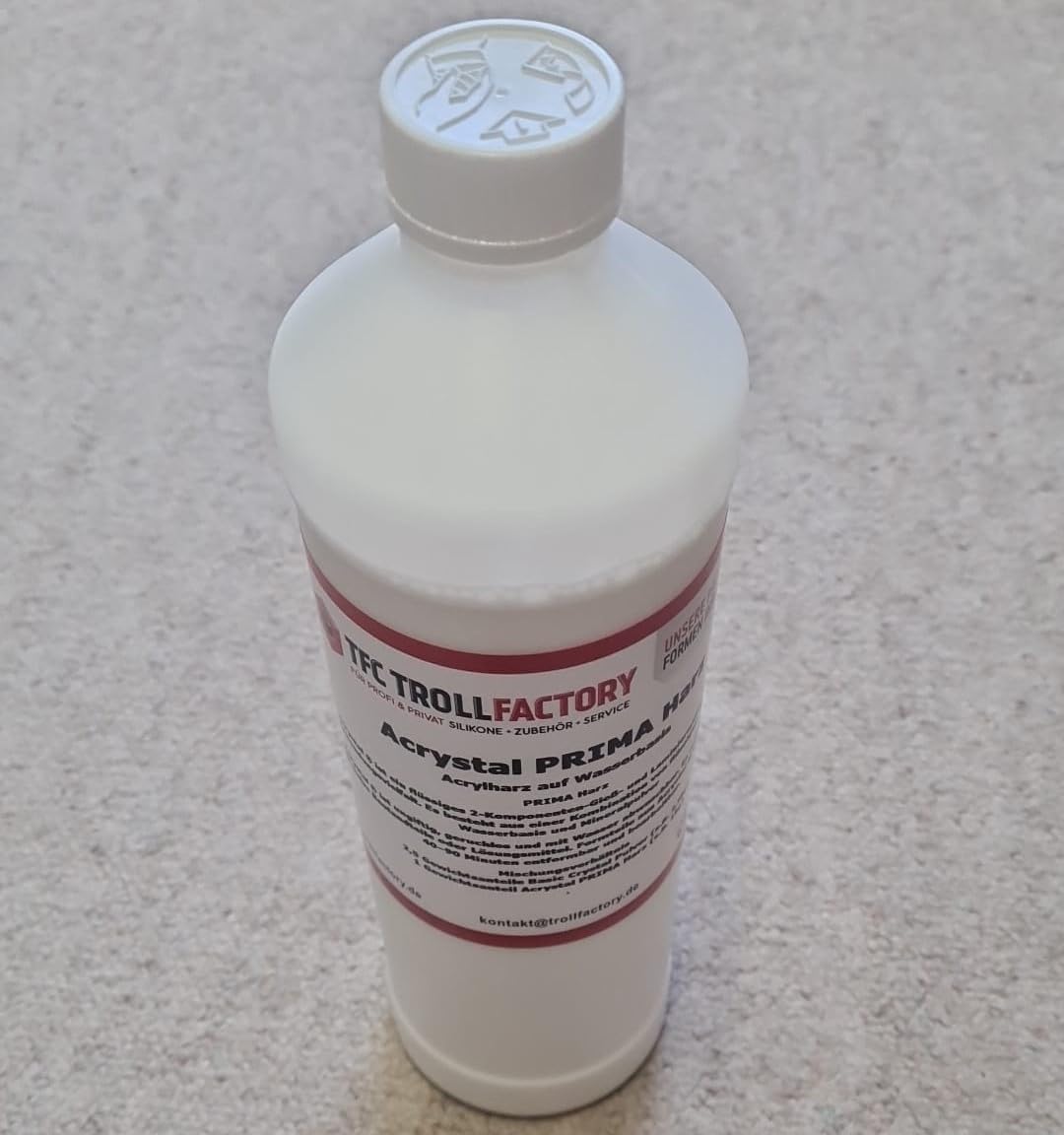 Acrystal Prima Acrylharz 1 kg — Härtungsverstärker zur Anmischung mit Acrystal Crystal Pulver
