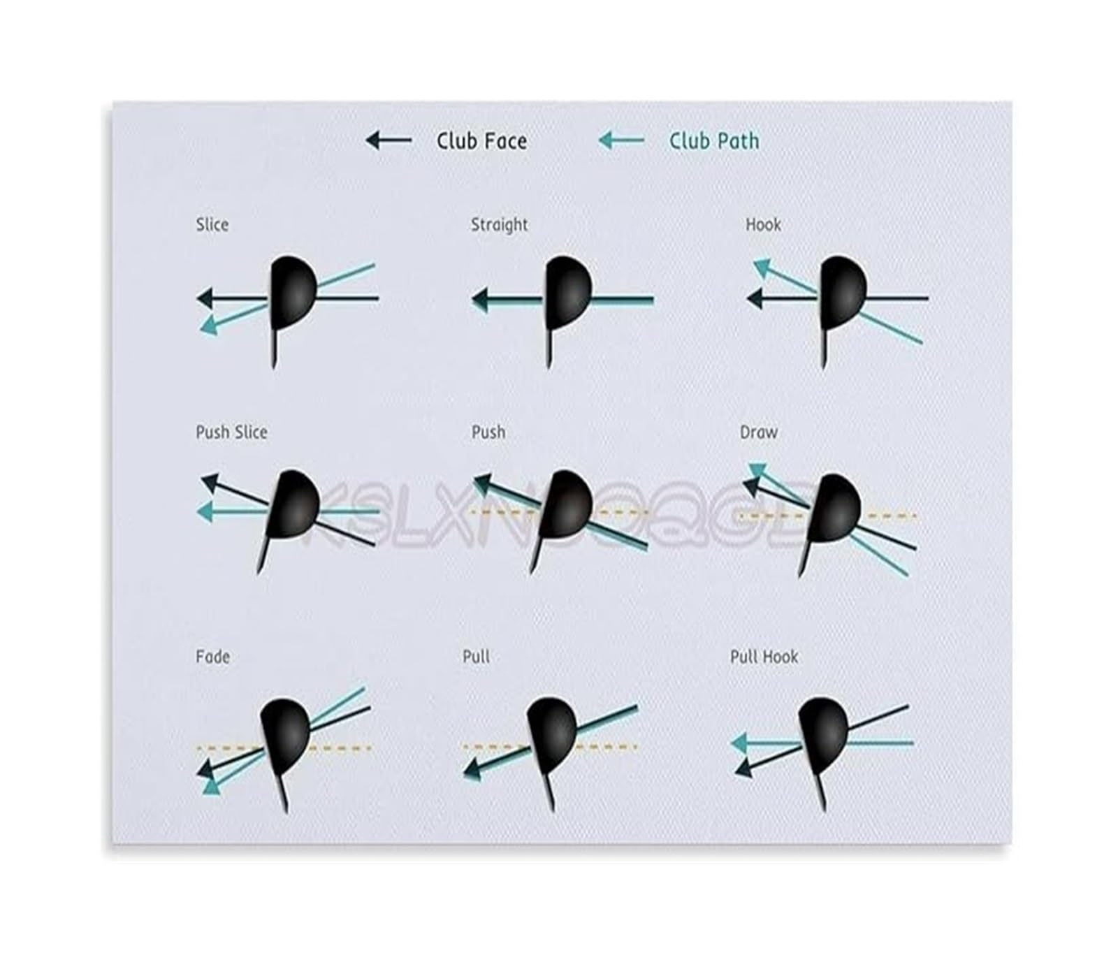 MDBJTCYZN Course Rules Poster Etiquette Guide for Players Canvas Wall-Art for Home Office Decor(Unframed,12x18inch(30x45cm))