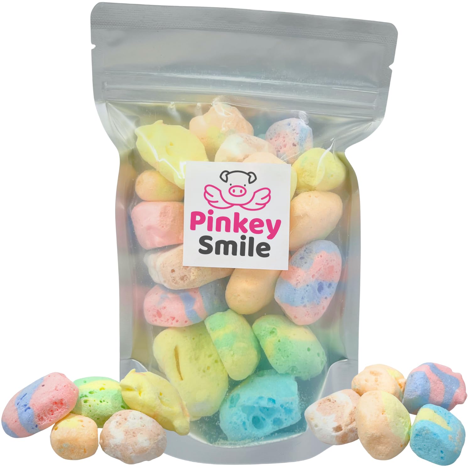 Tropical Fruit Mix Flavored Freeze-Dried Taffy 2 oz – Crunchy & Airy Snack – Bite-Size Pieces – Ships in Box – Bold Taste & Light Texture