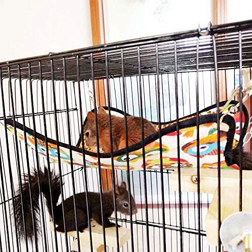 Oncpcare Small Pet Cage Hammock, Hanging Hamster Summer Cool Sleeping Rattan Mat, Small Animal Cooling Hammock For Sugar Glider Ferret Squirrel Rat Chinchilla Guinea Pig Rat #TOP4