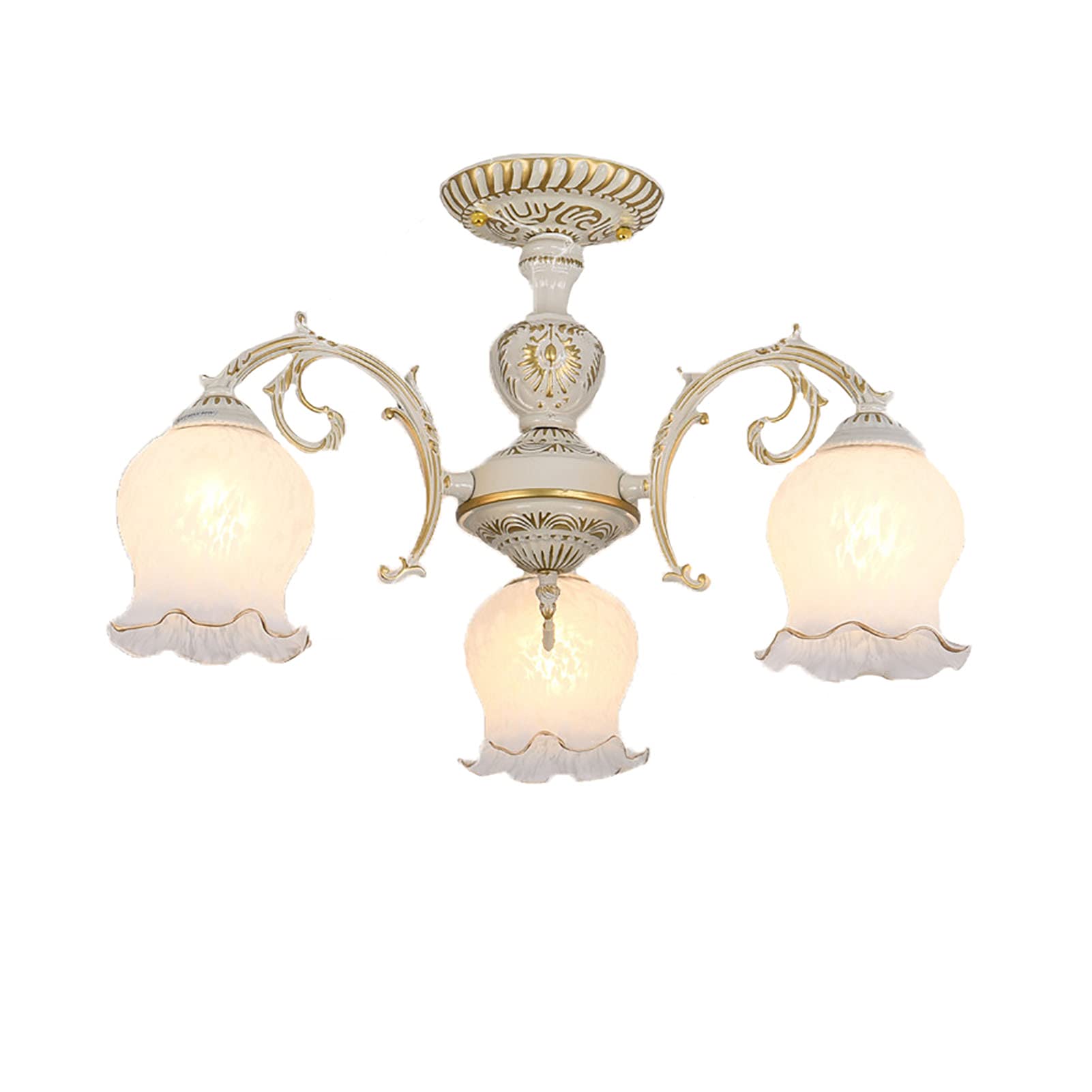 Plafond Light E27 suspension verre luminaire suspendu de style rustique - 8