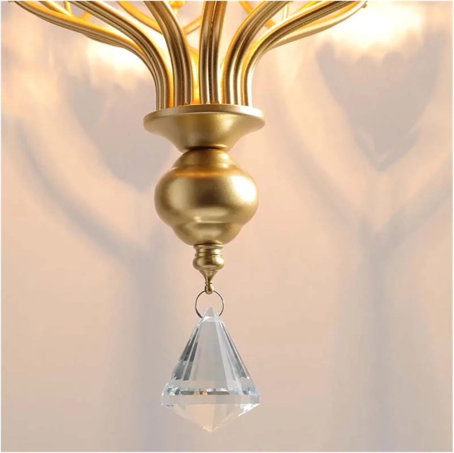 MOCHAMIK Kinkiety Kinkiety Złote Hollow Retro LED Oprawy dekoracyjne do domu Oprawy kompatybilne z łóżkiem w salonie