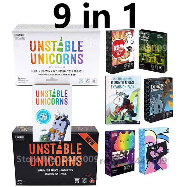 UnicorɴЅ 𝖦аmе card Explode Board Game Original Imploding Kitten barking Kitten Streaking Kitten card Bears VS Babies (9 in 1)