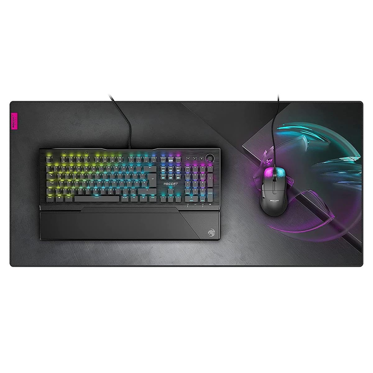 ROCCAT Sense Aio - Tappetino per ouse da gioco con illuinazione RGB