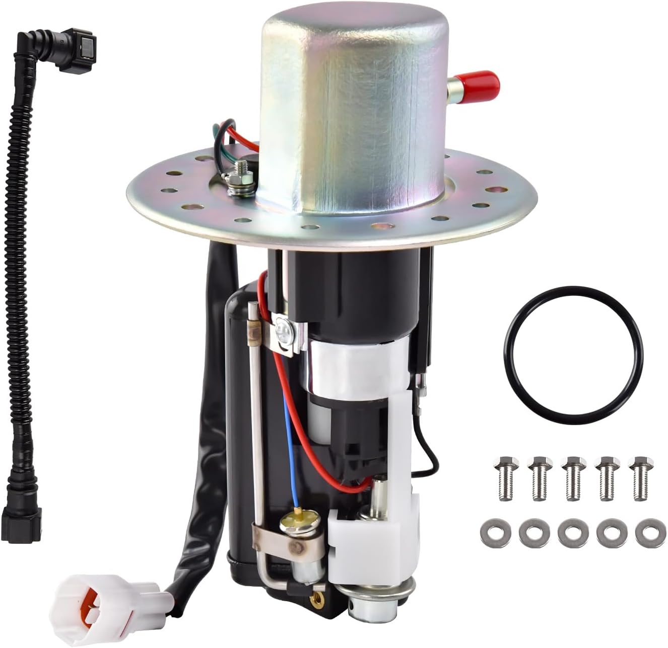 15100-35F20 Fuel Pump Module Assembly w/Fuel line Compatible with Suzuki GSXR 600 GSXR 750 2000-2003 Replace# 1510035F20 GSXR600 GSXR750 3-Pin Plug