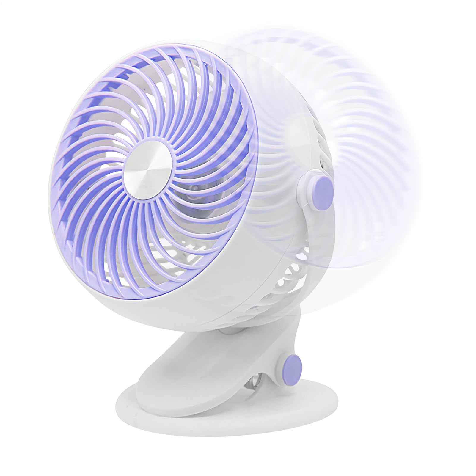 Ventilateur portable rafraîchissant à clip pour éviter la chaleur en chambre et camping