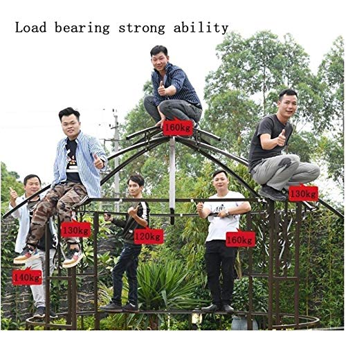 ACIYD Außenterrassen, Pavillon, Villa, Garten, Party, Überdachung, 12x12 ft Outdoor Pavillons for Patios mit Netz- und Vorhängen, Hinterhof-Baldachin Pavillon – Bild 3